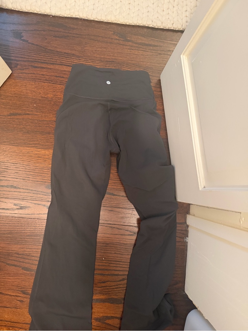Lululemon Charcoal Gray High-Rise Flare Yoga Pants